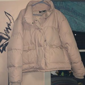 Missguided Pale Pink Ultimate Puffer 